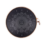 tongue drum, tongue drum 432hz mandala, steel tongue drum, tambour a langue, acheter, prix, 15 notes, bleu fonce