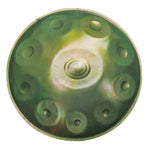 Handpan, gamme c# pygmy, c diez, frequence 432hz, frequence 440hz, hang drum, hang, vert