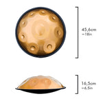 handpan 9 note sol mineur, hand pan debutant acheter, pas cher, taille